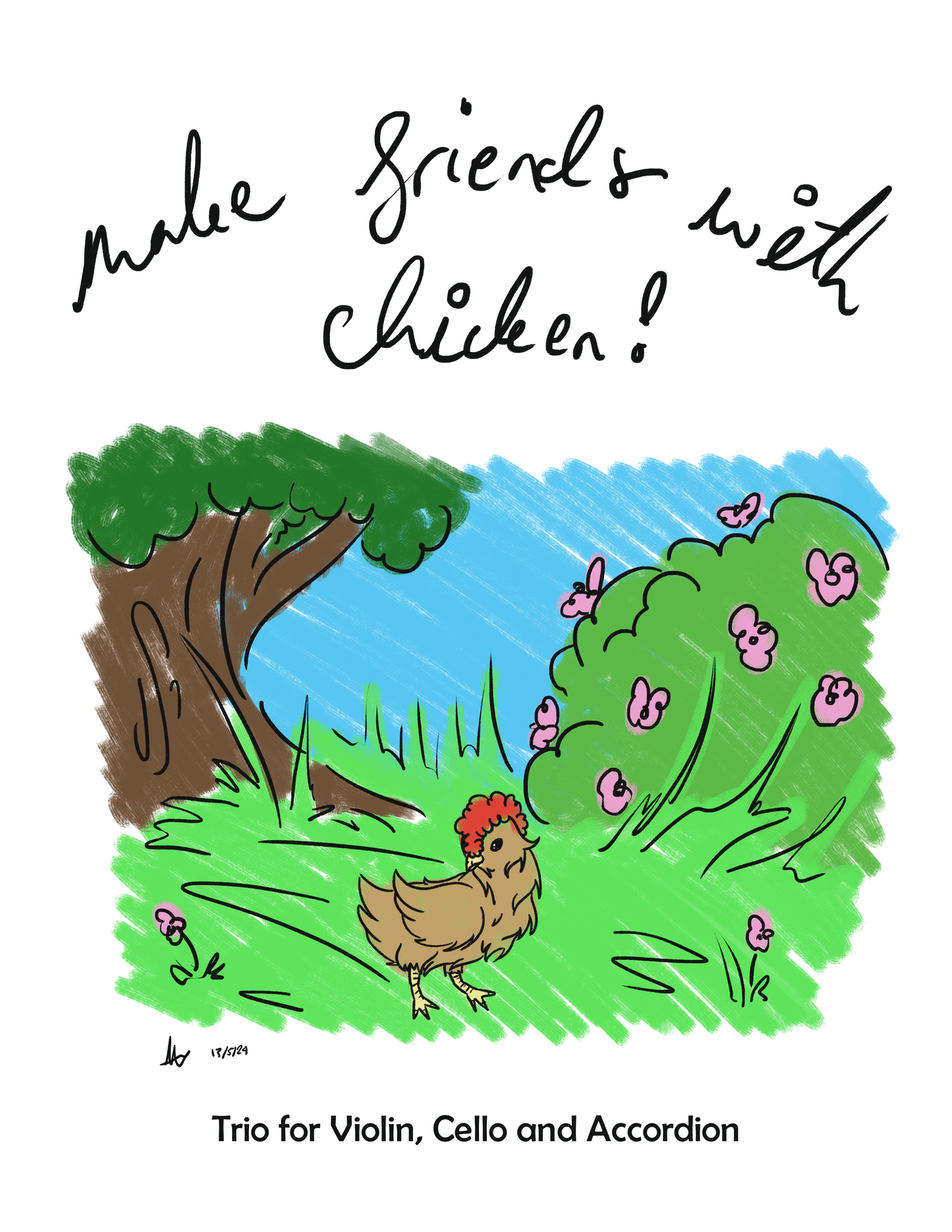 Make Friends With Chicken Op.34 - Sheet Music