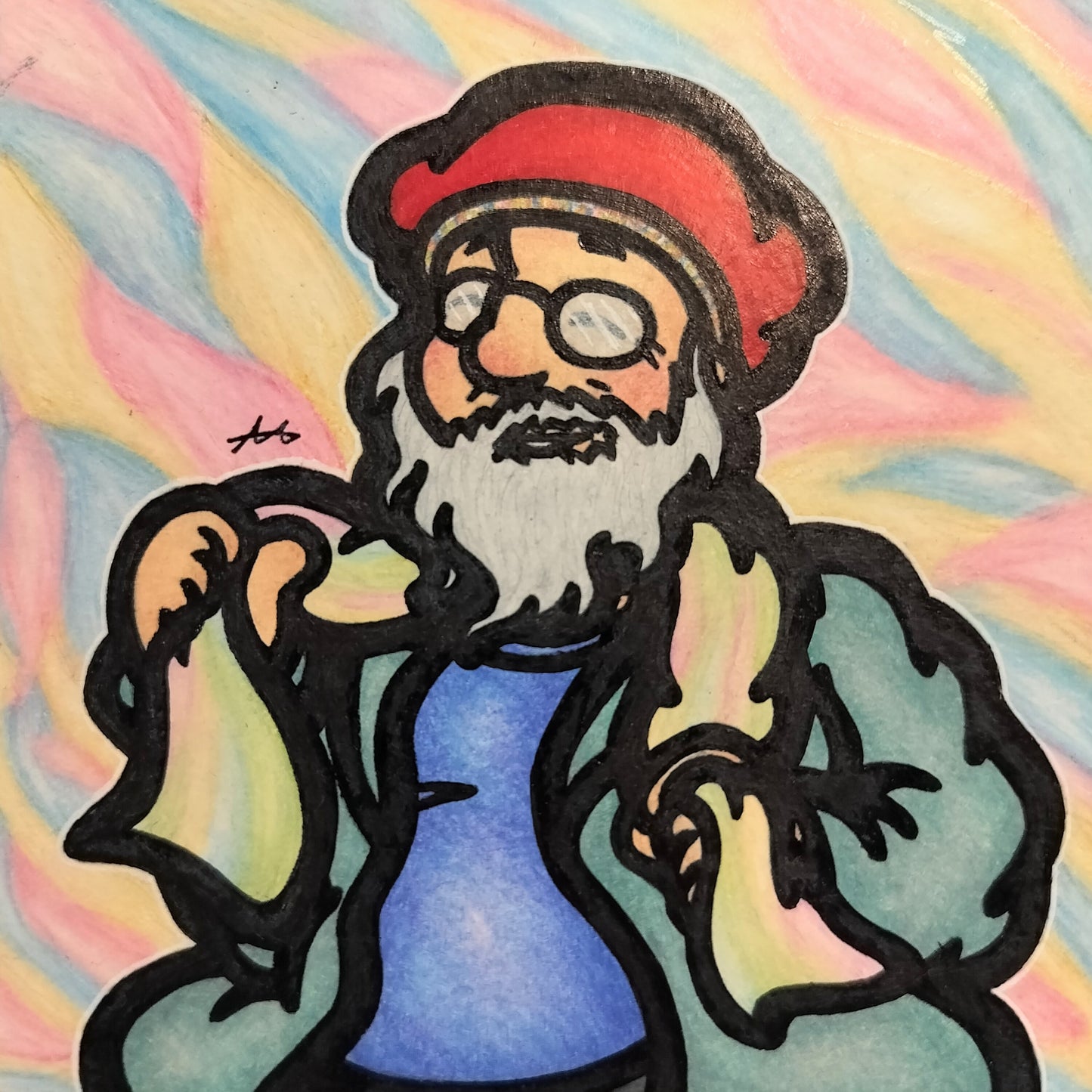 4x4x Terry Riley portrait