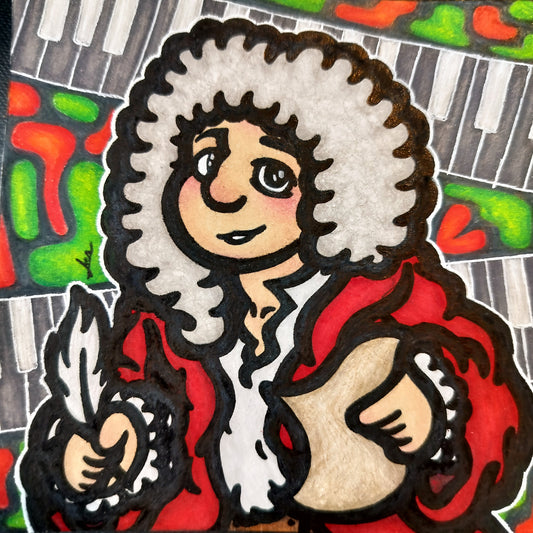 4x4" Vivaldi portrait