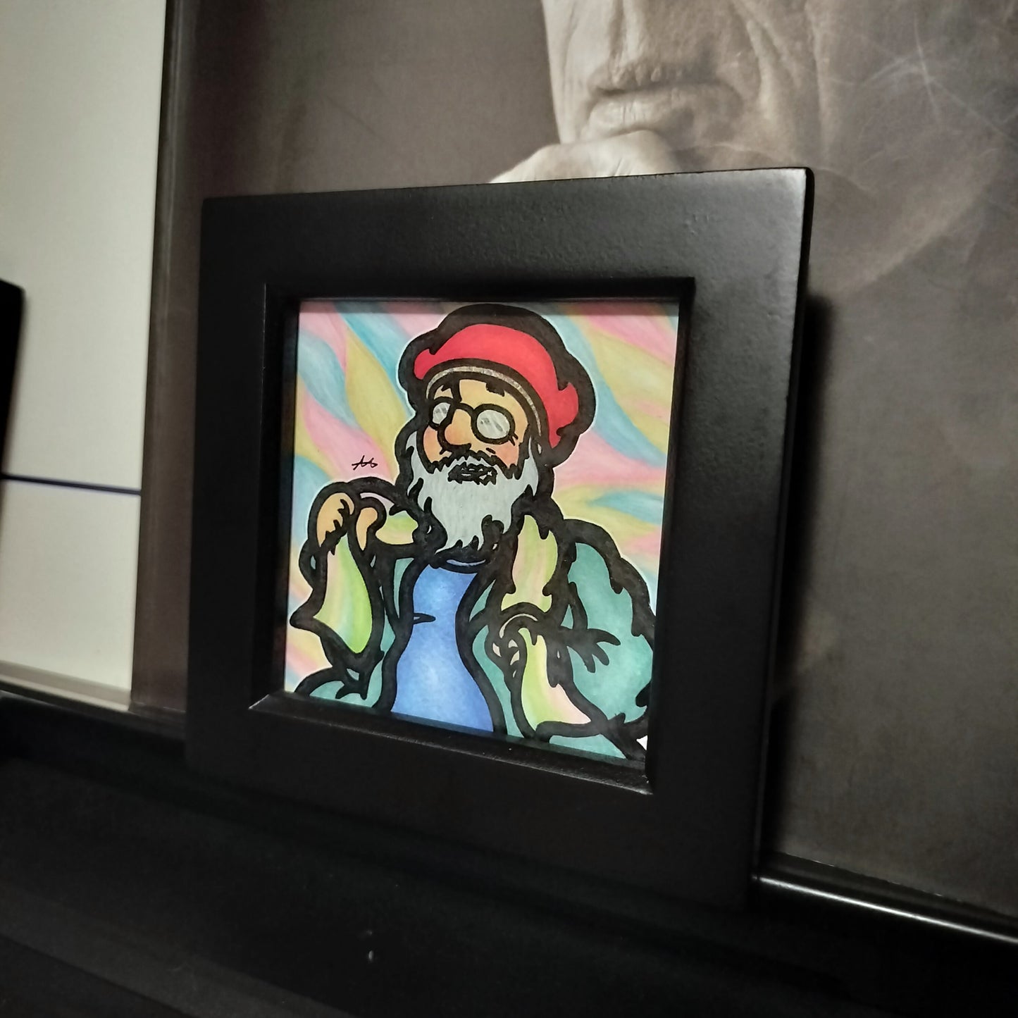 4x4x Terry Riley portrait