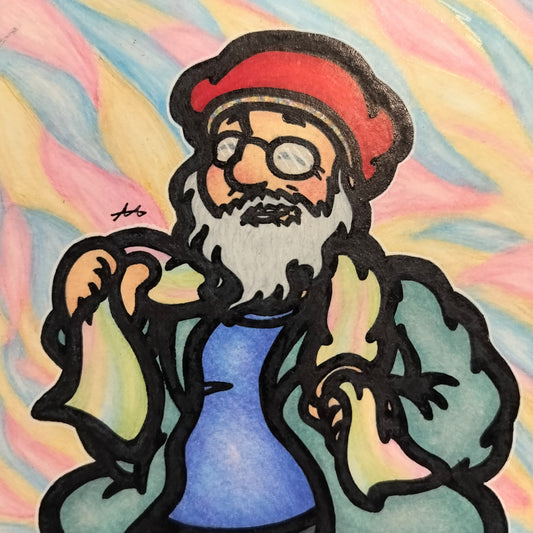 4x4x Terry Riley portrait